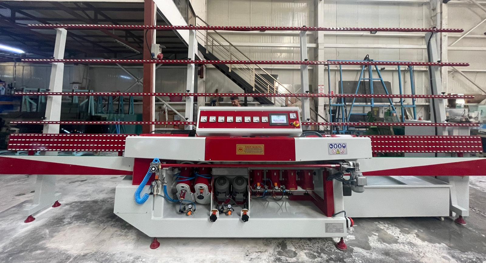 8 Kafalı Düz Rodaj Makinası